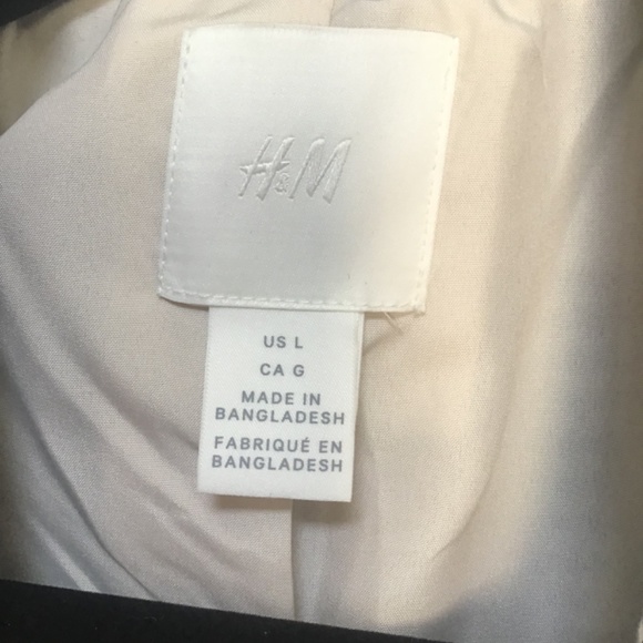 H&M Double Breasted Houndstooth Blazer NWOT - Picture 6 of 8